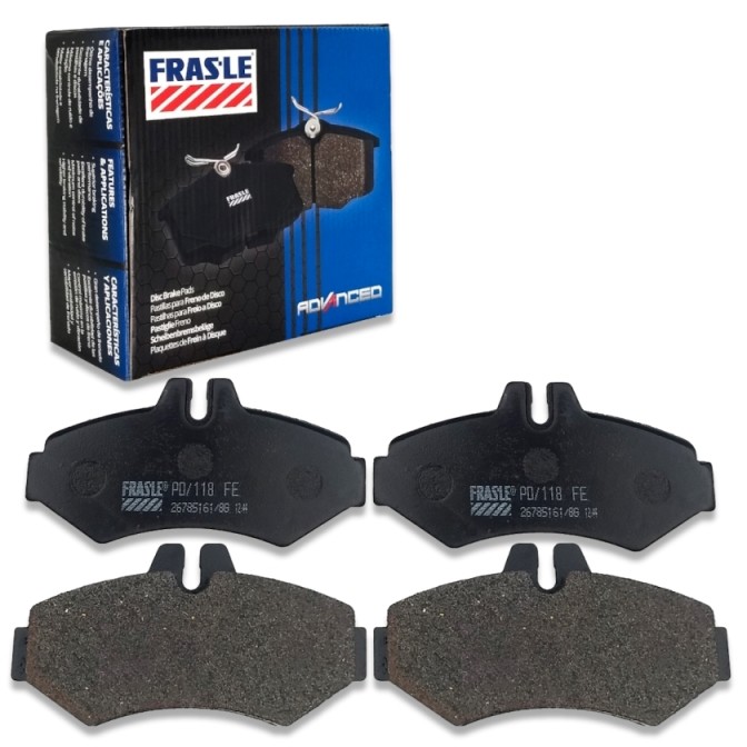 Pastilha de Freio Traseira Sprinter 2.5 8v 1997/2000 - Original Frasle PD118
