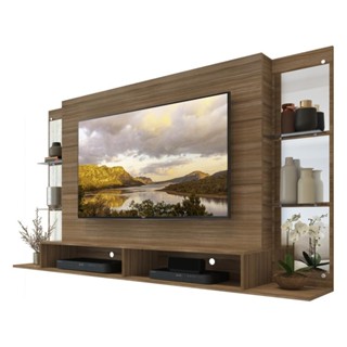 Painel c/ Suporte TV 60" e Espelho Nairóbi Multimóveis V3321 em Oferta na Shopee