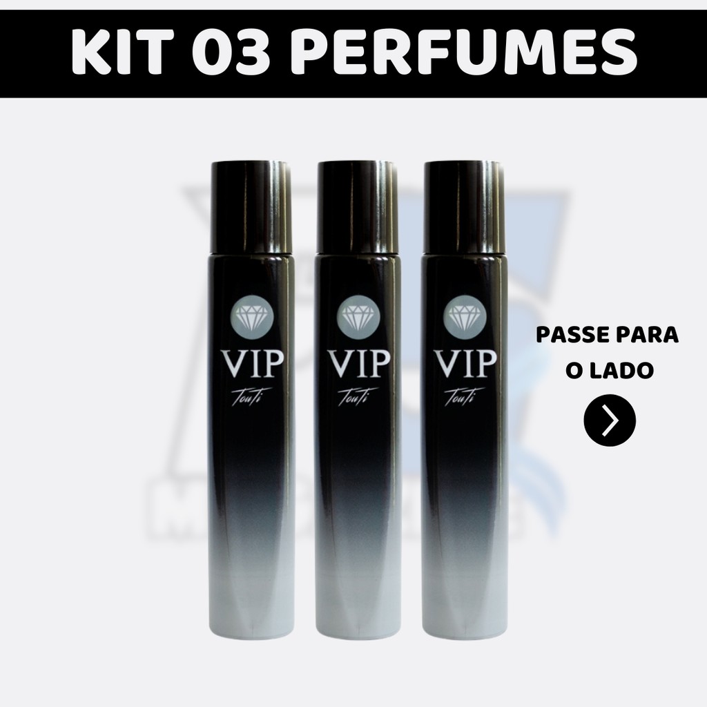 Kit Promocional 3 Perfumes (Escolha as Fragrâncias Pelo Chat)