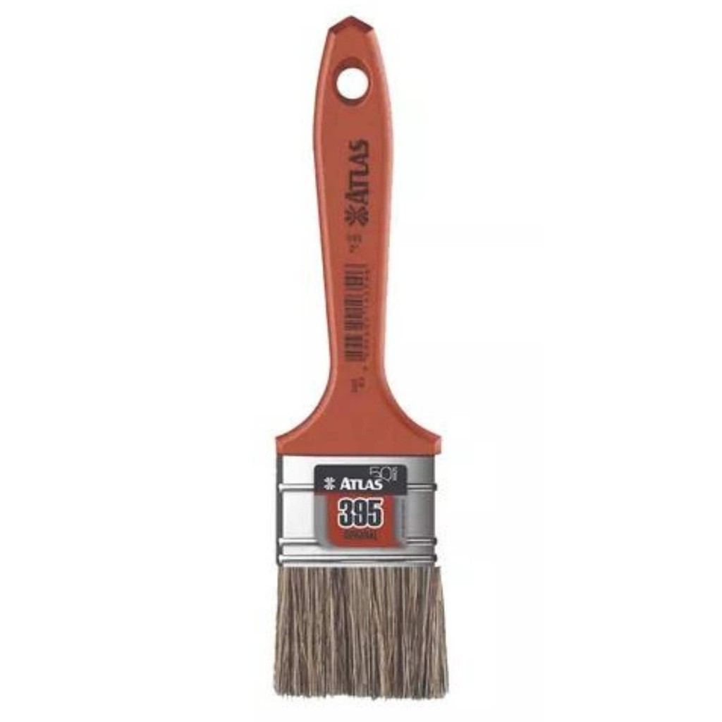 Pincel Trincha Cerdas Gris 2 Pol. 395/5 - Atlas Marrom-claro