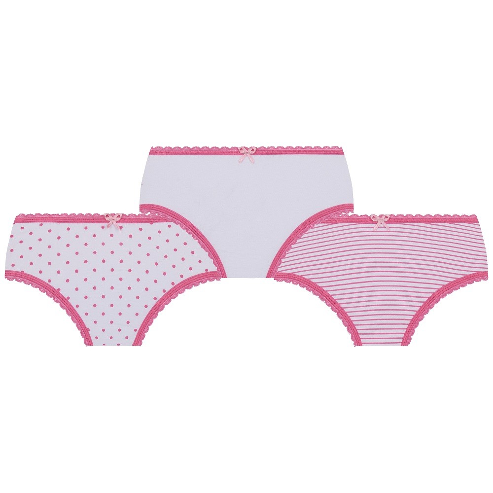 Kit Com 3 Calcinhas Lobinha Infantil Kids Algodão Lupo em Oferta na Shopee