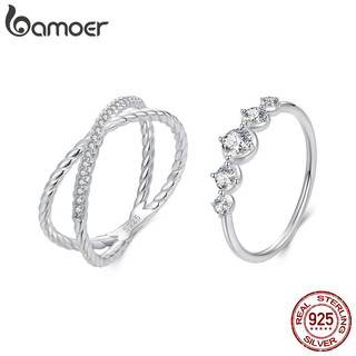 Anel De Prata Esterlina 925 Bamoer Espumante Solitaire Design Presentes Simples Para Mulheres em Oferta na Shopee