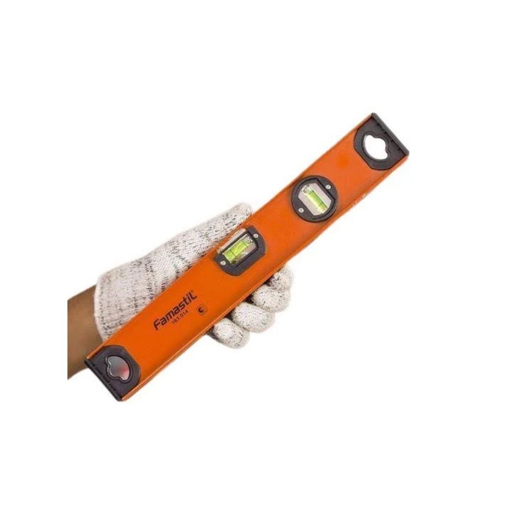 Nível de Alumínio Magnético Profissional Famastil 16" | precisão, durabilidade em Oferta na Shopee