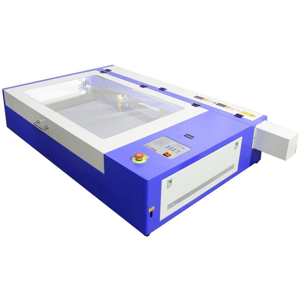 Máquina CNC Router Laser Corte e Gravação 60x40cm 60w Sensor Fluxo de Água 220v