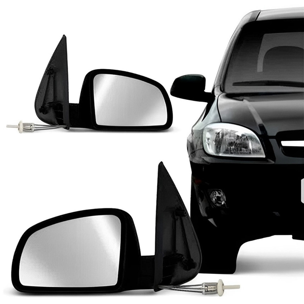 Par Retrovisor Celta 2007/2014 Prisma 2007/2012 com Controle