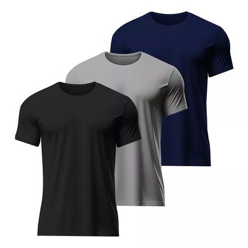 KIT 3 CAMISETAS (DRI-FIT) MASCULINA MANGA CURTA PARA ACADEMIA