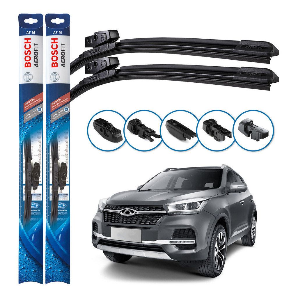 Par de Palhetas Limpador Parabrisa Multiclip Original Bosch Chery Tiggo 5X 2018 A 2024 em Oferta na Shopee