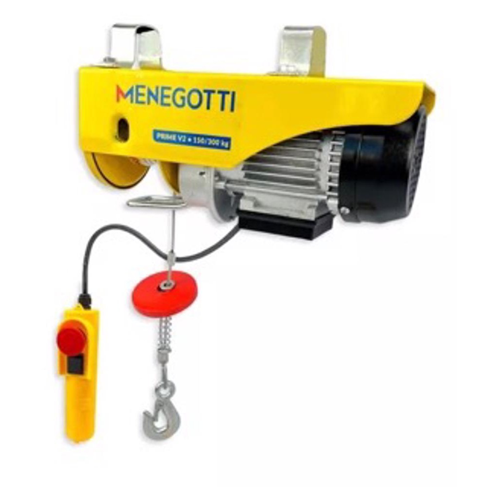 Guincho Talha Elétrica Coluna Prime V2 150/300kg Menegotti (220V) em Oferta na Shopee