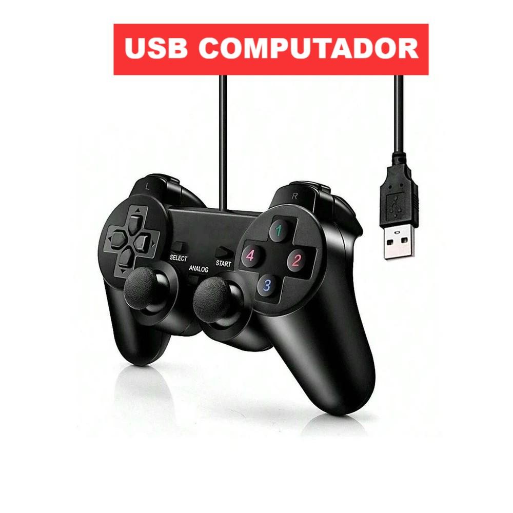 Controle Joystick Games Com Entrada Usb Computador E Console em Oferta na Shopee
