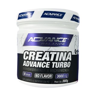 Creatina Advance Turbo No Flavor 300g em Oferta na Shopee