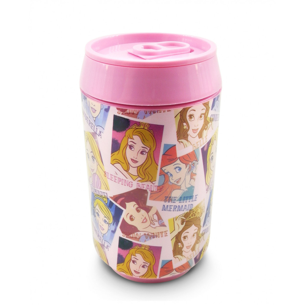 Copo Estilo Lata Princesas 350ml - Disney Rosa