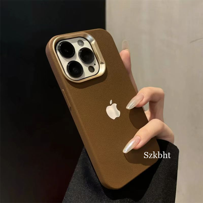 Luxo Marrom Fosco Macio Silicone Caso Para iPhone 16 14 13 12 11 15 Pro Max Ultra Fino Capa Traseira em Oferta na Shopee