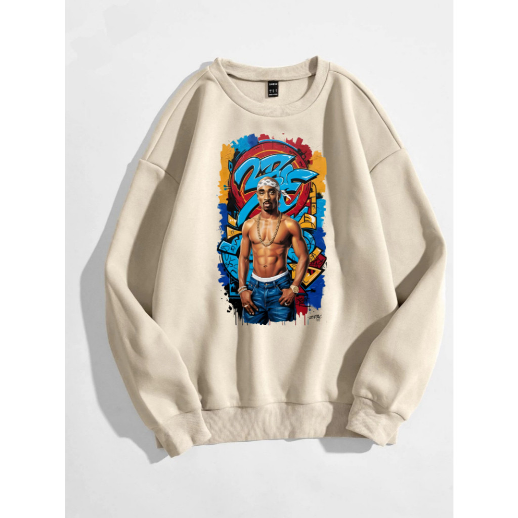 Blusa 2Pac Tupac Rapper EUA P ao XG Musica Coloridos Animado Art Moletom Careca Desenho Casaco de Frio