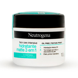 Creme Neutrogena Face Care Intensive Hidratante Matte 3 em 1 100g em Oferta na Shopee