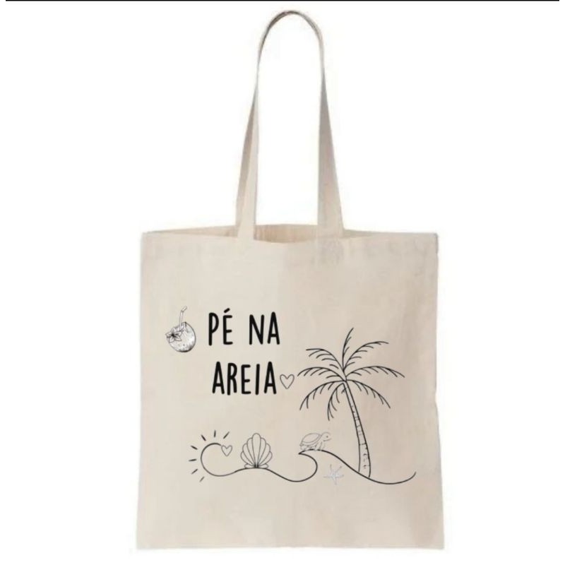 Bolsa De Praia PE NA AREIA . ecobag PROMOÇÃO em Oferta na Shopee