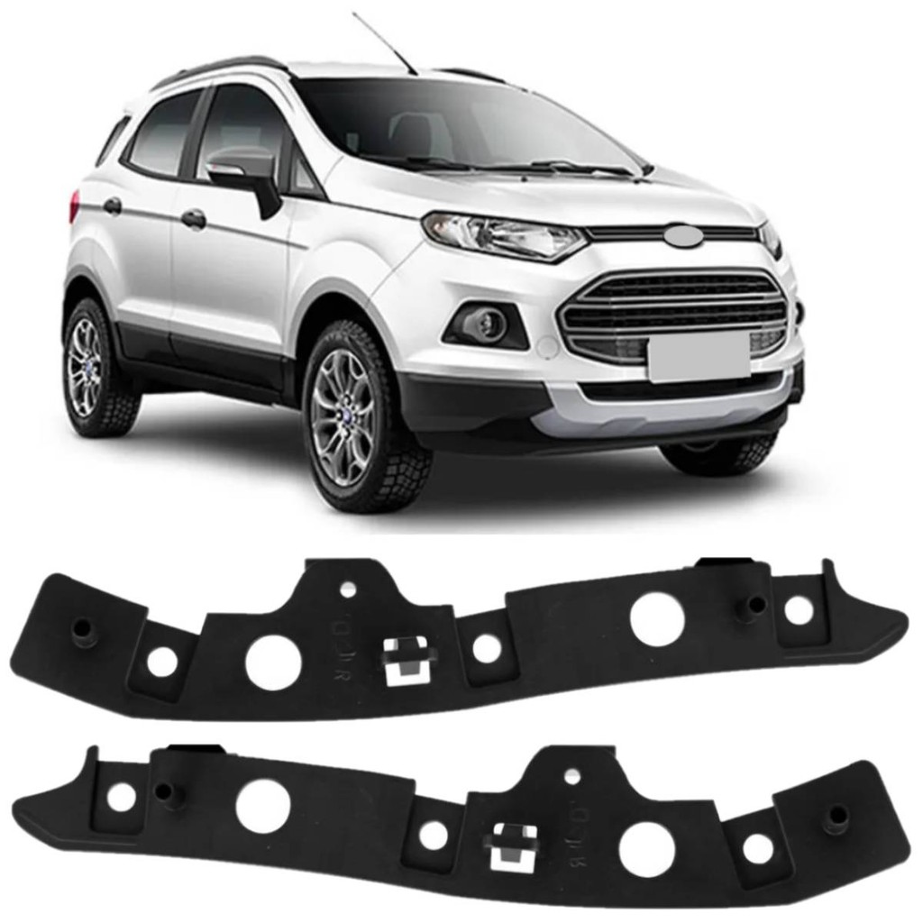 Par Suporte Guia Parachoque Dianteiro Ecosport 2013 2014 2015 2016 2017