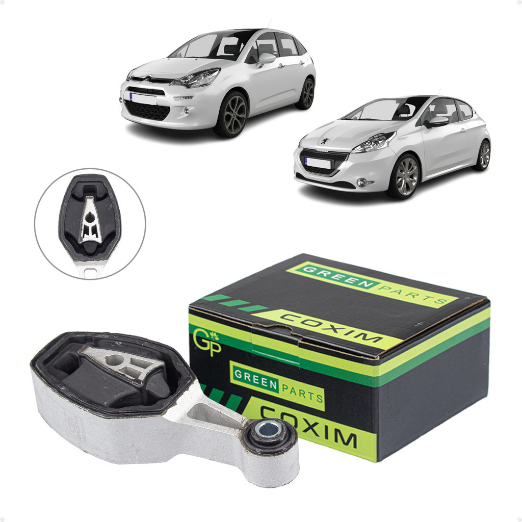 Coxim do Câmbio Inferior Citroen C3 1.2 12V 2016 a 2021 Peugeot 208 1.2 12V 2016 a 2020