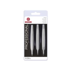 Kit 3 Pinças De Sobrancelha Bc-394 Profissional Aço Mundial