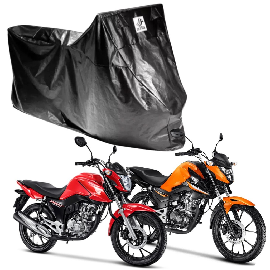 Capa Lona Moto Chuva Alba Tamanho M - Cg Titan Fan Start 160