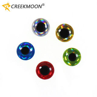 100 Unidades/Pacote Epóxi 3D Holográfico Olhos De Peixe Lula Isca De Pesca Gabarito Fazendo Streamer Voar Amarrando Mate em Oferta na Shopee