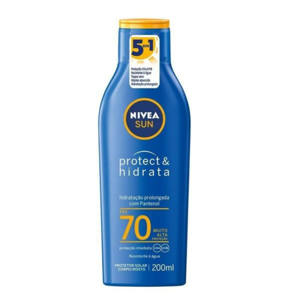 Protetor Solar Sun Protect & Hidrata Fps70 200ml Nivea