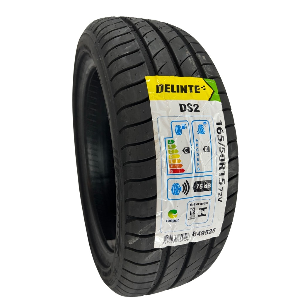 PNEU PARA CARROS REBAIXADOS 165/50R15 72V ARO 15 DELINTE DS2 PERFIL BAIXO