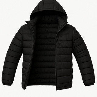 Jaqueta Térmica Puffer Plus Size Bobojaco Inverno Com Capuz Removível