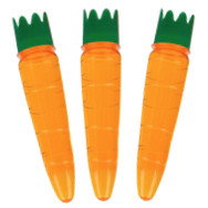 Tubete Cenoura para Balinhas e Confetes 14,5x3,5cm - Festa - 1 Unidade