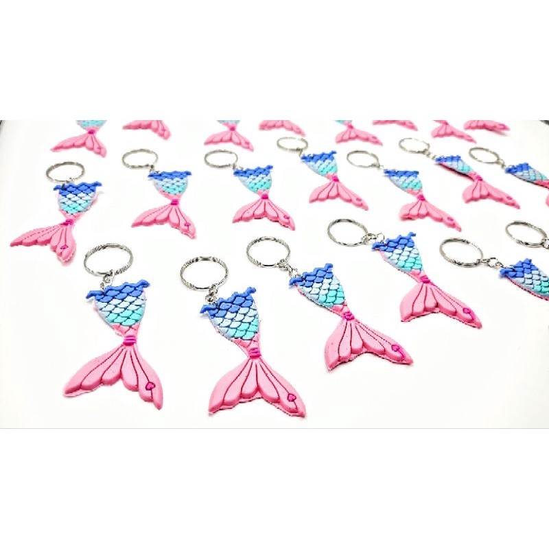 Chaveiro Calda Sereia Rosa 10un Barato Lembrancinha Festa
