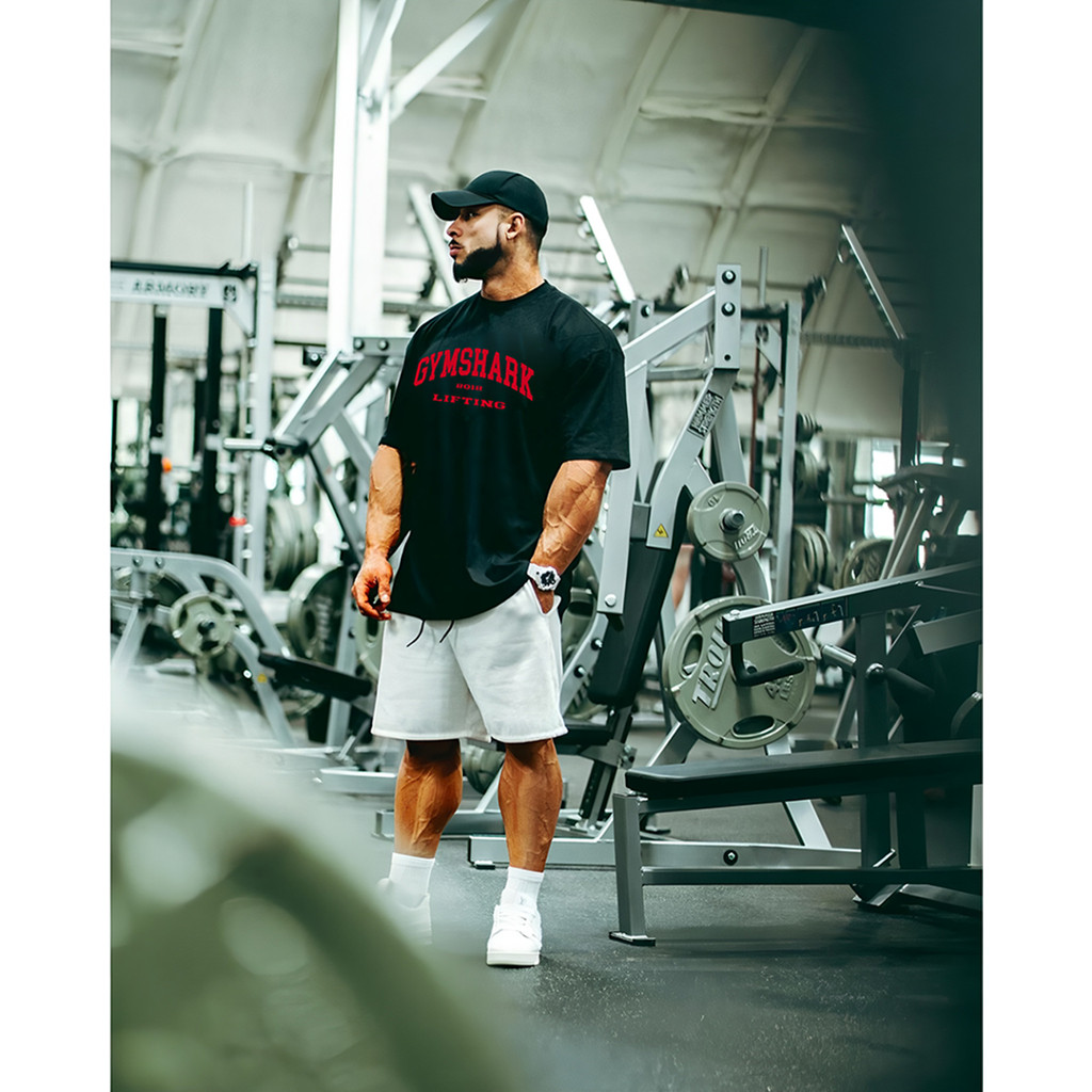Camiseta Oversized Masculina Feminina T-shirt Academia   Basica Fit Algodão Premium de Manga Curta para Esportes