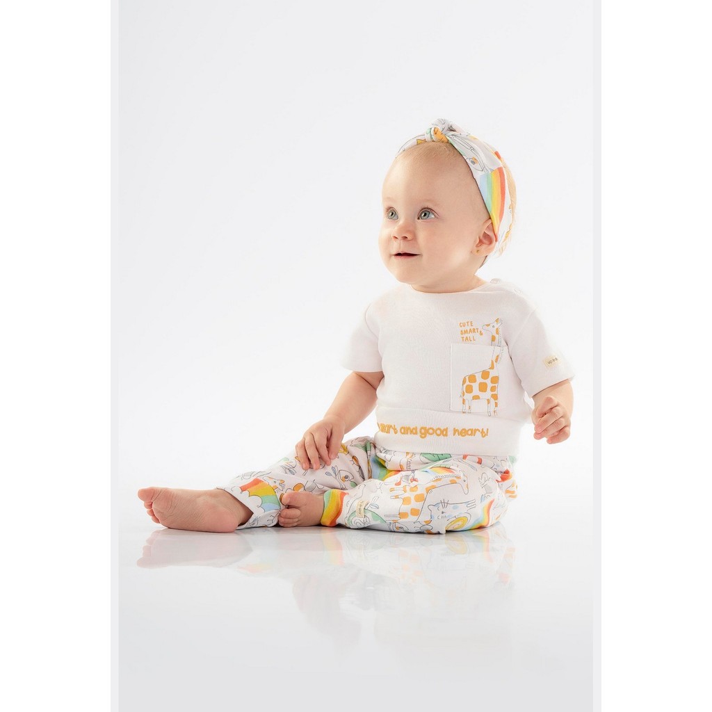 Faixa de Cabelo para Bebê em Suedine Comfy Up Baby
