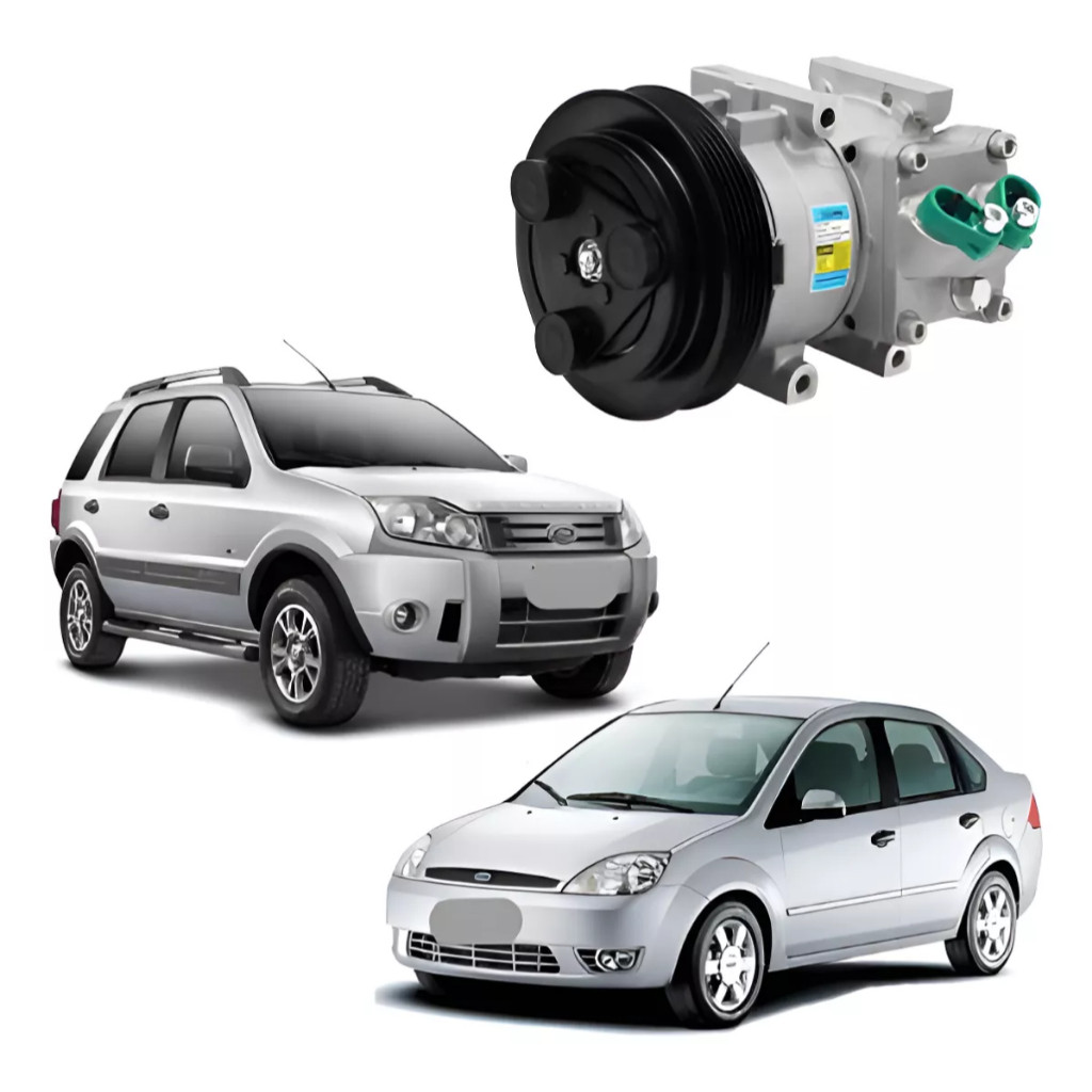 Compressor De Ar Fiesta / Ecosport 1.0 1.6 Verificar Compatibilidade ORIGINAL DELPHI * em Oferta na Shopee