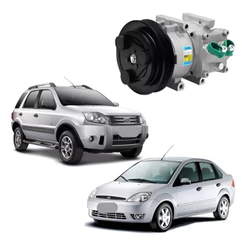 Compressor De Ar Fiesta / Ecosport 1.0 1.6 Verificar Compatibilidade ORIGINAL DELPHI *