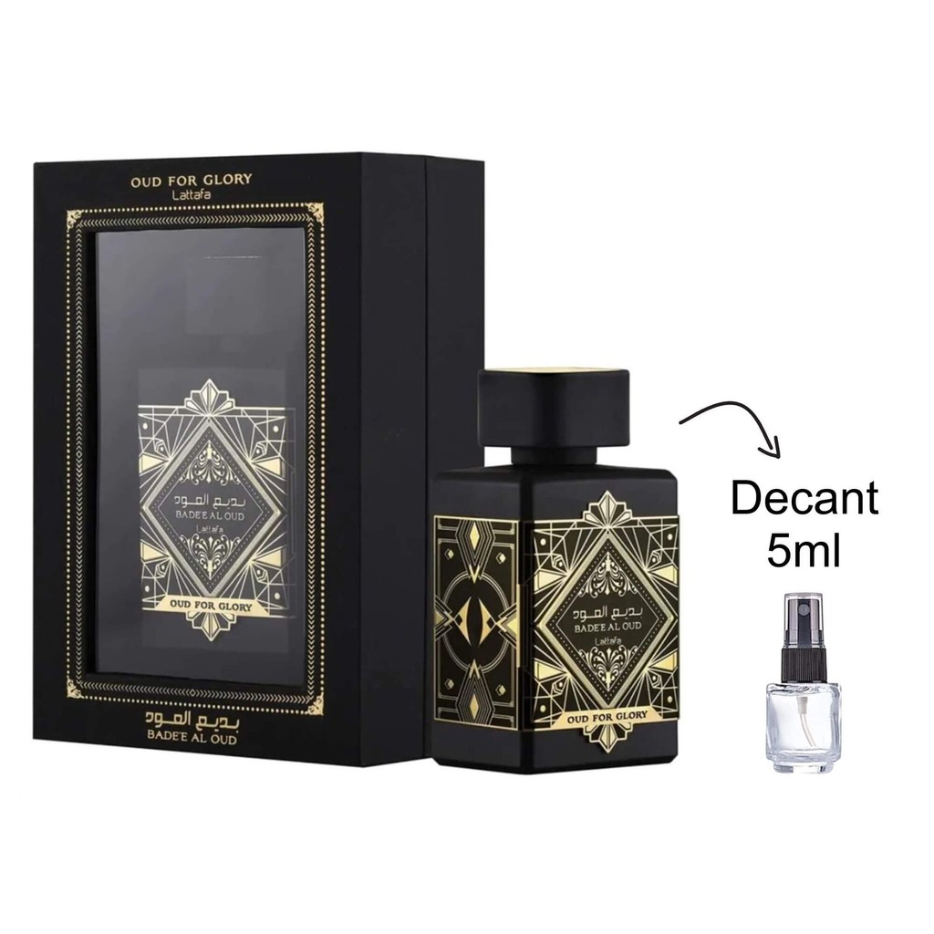 Perfume Árabe Masculino Lattafa Badee Al Oud For Glory 2ML 5ML 10ML