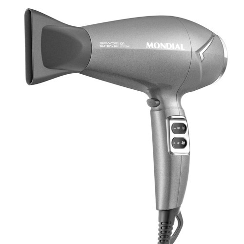 Secador de Cabelos SC-20 Space Shine Mondial 2000W Grafite em Oferta na Shopee