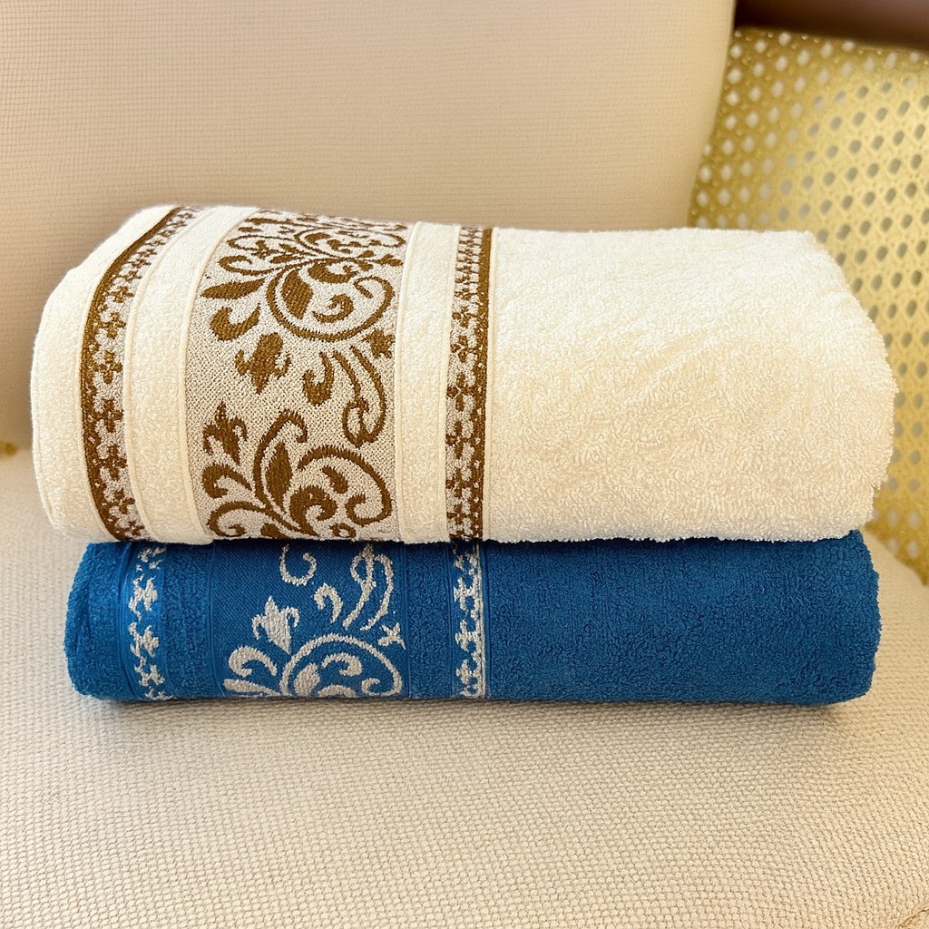 Kit 2 Toalha Banho Imperial 100% Algodão Tam 75cm x 130cm Qualidade Premium Felpuda Luxo P...