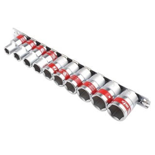 Jogo de Soquetes Sextavado 10 a 22 mm de 1/2 Pol. com 10 Peç em Oferta na Shopee