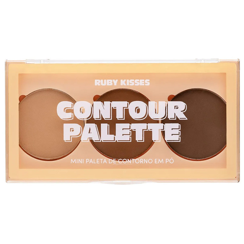 Paleta de contorno 3D Contour Artist Powder RK by Kiss - Dark Medium Mini