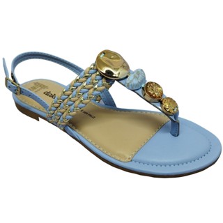 Sandalia Dakota Feminino Tiras Enfeite Artesanal em Oferta na Shopee