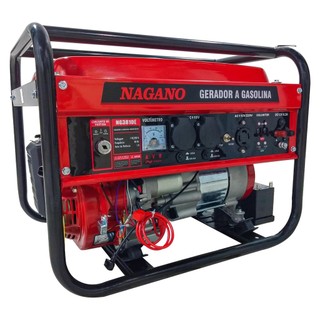 Gerador de Energia a Gasolina 3,6Kva Monofásico Partida Elétrica Motor 7hp em Oferta na Shopee