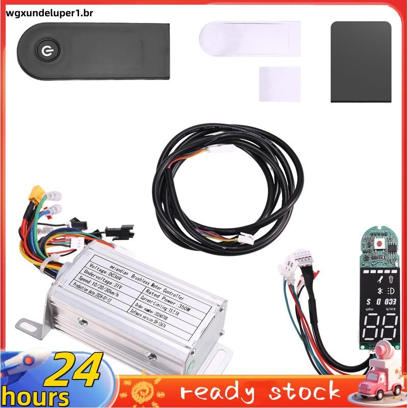 Controlador Sem Escova 36V 350W + Medidor Bluetooth + Kit De Cabo De Extensão Para Scooter Elétrica Xiaomi M365/M365 Pro