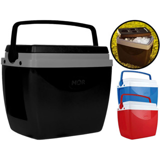 Caixa Térmica Cooler 18 Litros Com Alça Para Praia Pesca Camping Bebidas Cerveja Refri 24 Latas Mor em Oferta na Shopee