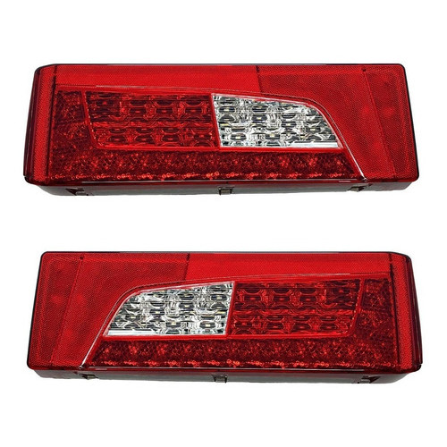Par Lanterna Traseira Scania Streamline Serie 4 5 6 Led 24v
