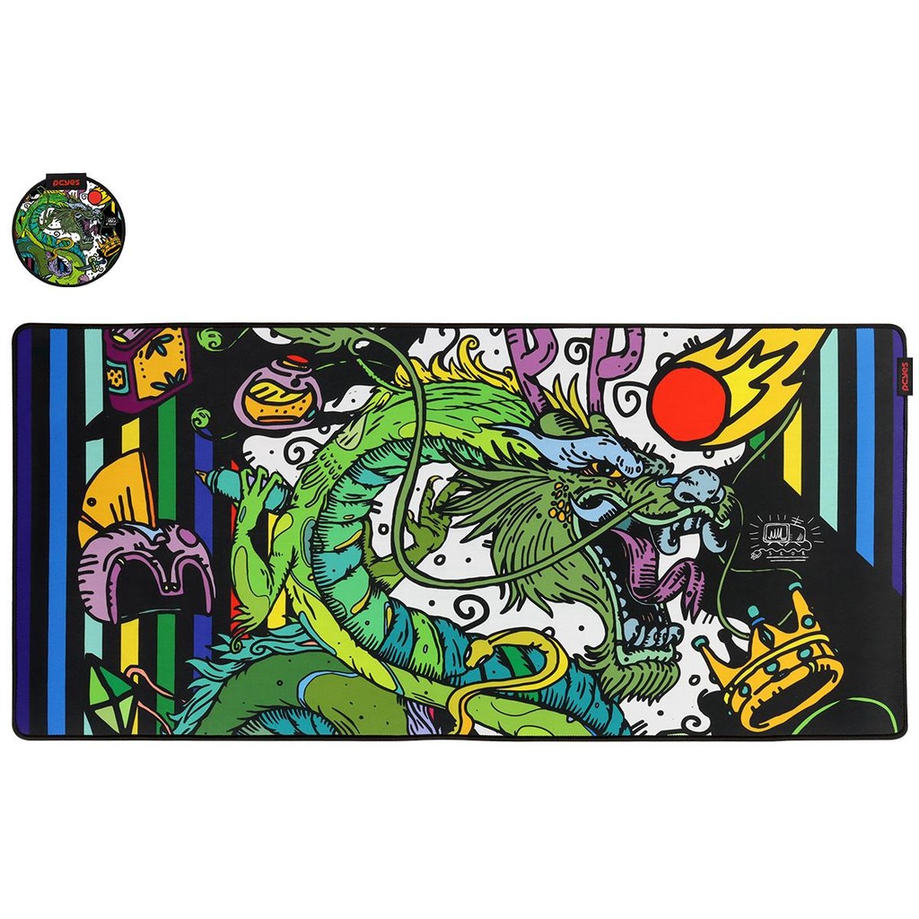 Mouse Pad Gamer Ancient Dragon Extended 900 X 420mm Pcyes P