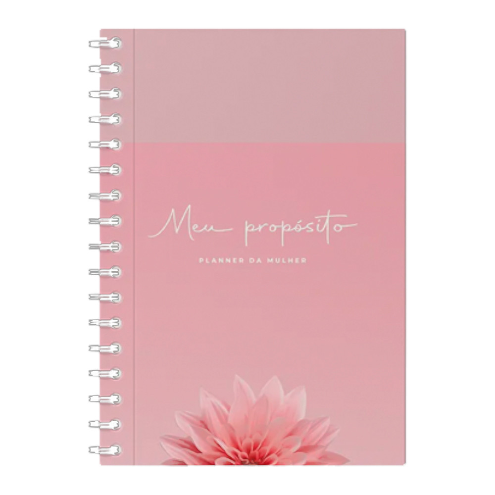 Planner da Mulher | Meu Propósito | Flor em Oferta na Shopee