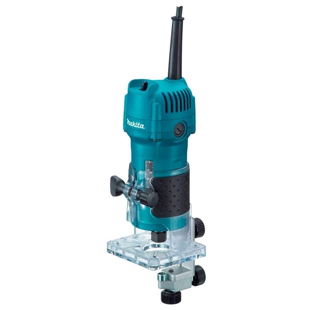 Tupia Makita 3709, 6mm, 1/4P, 530W, Preto/Azul em Oferta na Shopee