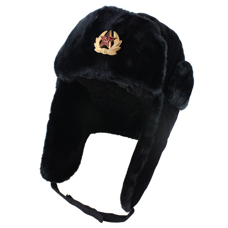 Chapéu De Pele Caçador Soviético Trooper Earflap Ushanka Esquimo Bomber Russo