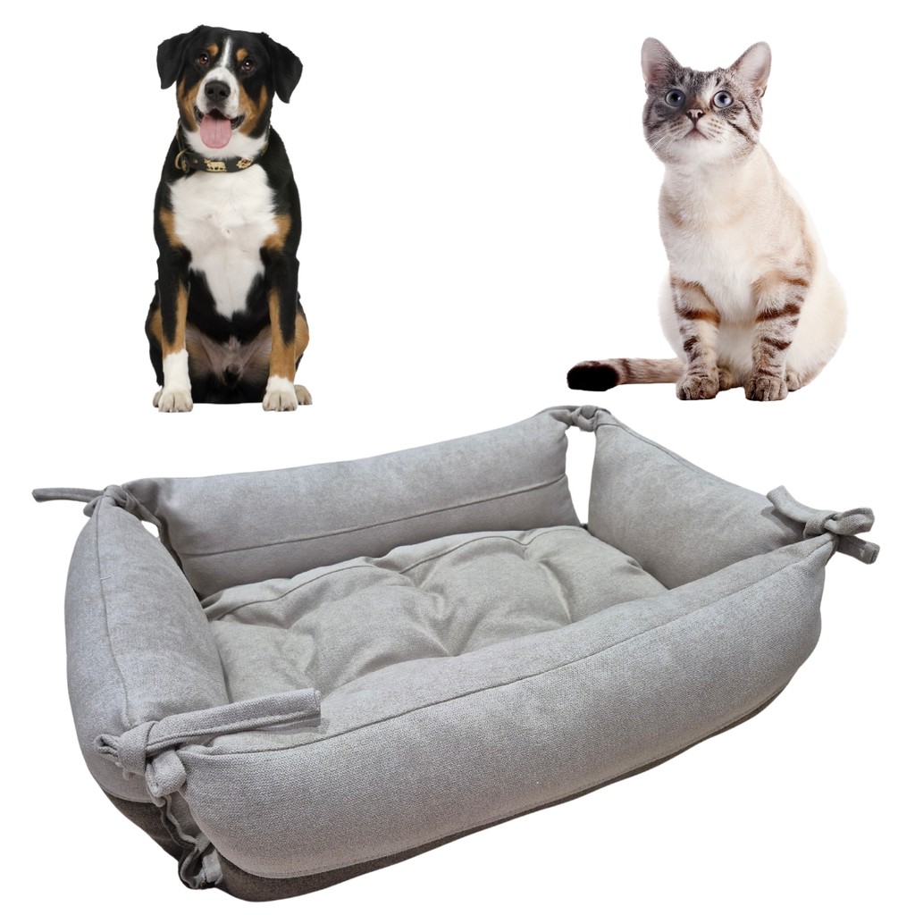 Cama Caminha Pet Cachorro Cão Cães Gato Animais Sustentável Tamanho G 50x70x17cm