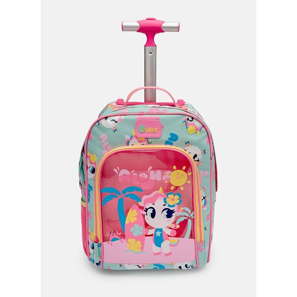 Mochila com Rodinha Pequena Unicórnio Aloha - Puket - Baby & Kids Fashion