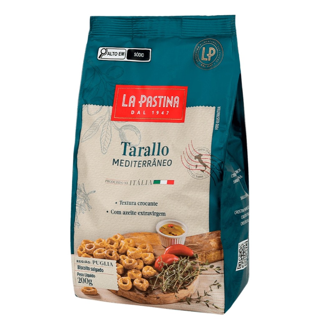 Biscoito Tarallo Mediterrâneo La Pastina 200g